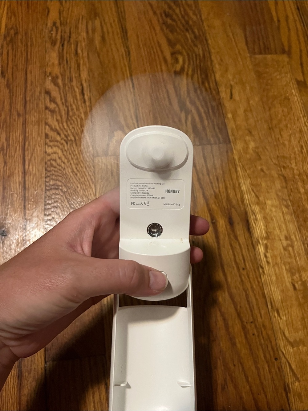 Portable Humidifier x Mini Fan - White - Picture 6 of 6